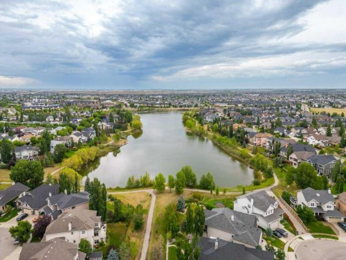 90 Elgin Drive Se, Calgary, AB - Outdoor With Body Of Water With View