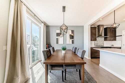 312 Auburn Shores Way Se, Calgary, AB - Indoor Photo Showing Dining Room