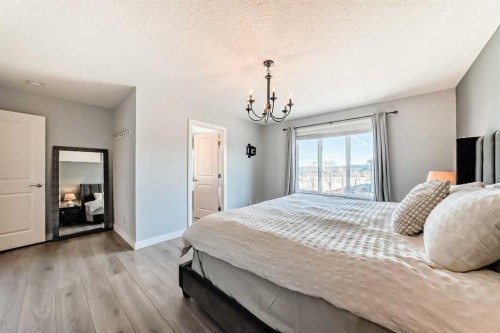 312 Auburn Shores Way Se, Calgary, AB - Indoor Photo Showing Bedroom