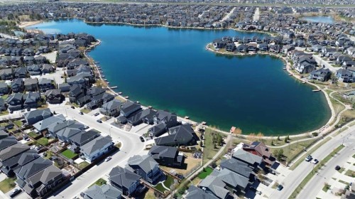 312 Auburn Shores Way Se, Calgary, AB - Outdoor With Body Of Water With View