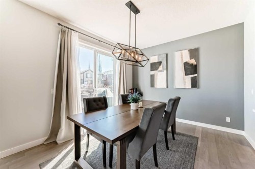 312 Auburn Shores Way Se, Calgary, AB - Indoor Photo Showing Dining Room