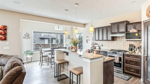 14 Silverado Ridge Link Sw, Calgary, AB - Indoor Photo Showing Kitchen With Upgraded Kitchen