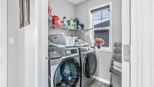 14 Silverado Ridge Link Sw, Calgary, AB - Indoor Photo Showing Laundry Room