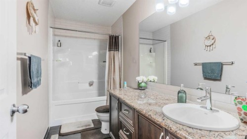 14 Silverado Ridge Link Sw, Calgary, AB - Indoor Photo Showing Bathroom