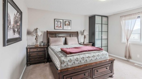 14 Silverado Ridge Link Sw, Calgary, AB - Indoor Photo Showing Bedroom