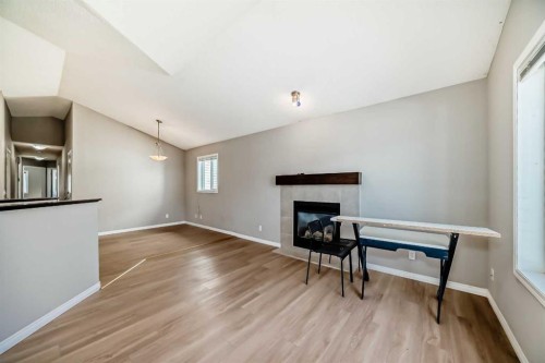 231 Saddlebrook Way Ne, Calgary, AB - Indoor With Fireplace