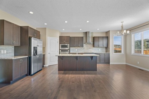 30 Redstone Parade Ne, Calgary, AB - Indoor Photo Showing Kitchen With Stainless Steel Kitchen With Upgraded Kitchen