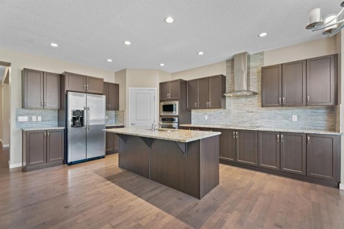 30 Redstone Parade Ne, Calgary, AB - Indoor Photo Showing Kitchen With Stainless Steel Kitchen With Upgraded Kitchen