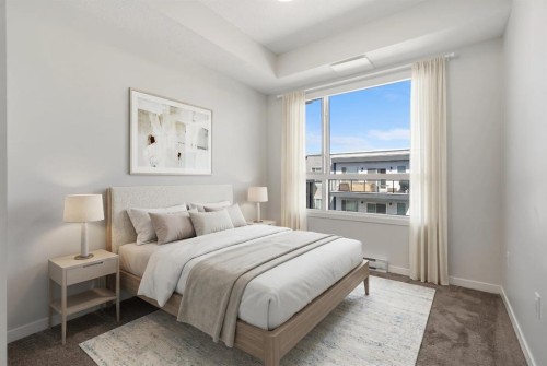 3403-33 Carringham Gate Nw, Calgary, AB - Indoor Photo Showing Bedroom
