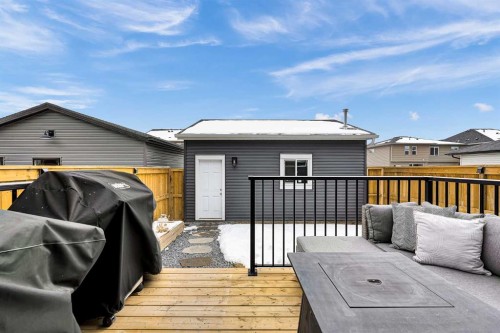 125 Emberside Hollow, Cochrane, AB - Outdoor With Deck Patio Veranda With Exterior