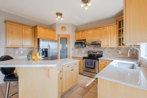 37 Royal Birch Close Nw, Calgary, AB - Indoor Photo Showing Kitchen With Stainless Steel Kitchen With Double Sink