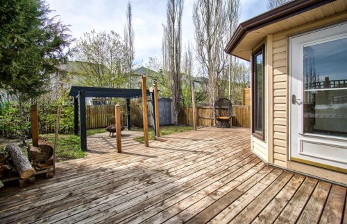 96 Cranfield Park Se, Calgary, AB - Outdoor With Deck Patio Veranda