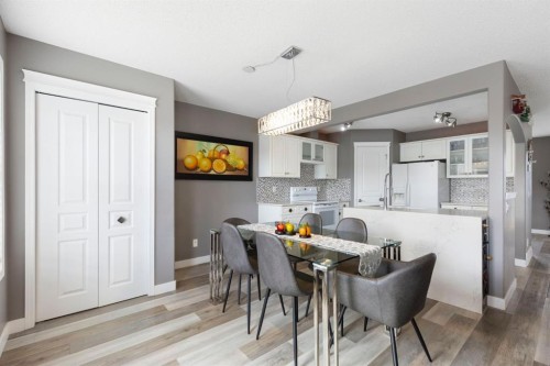 18 West Springs Gate Sw, Calgary, AB - Indoor Photo Showing Dining Room