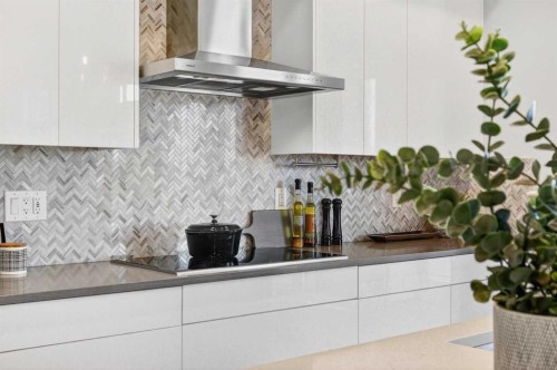 101-23 Mahogany Circle Se, Calgary, AB - Indoor Photo Showing Kitchen