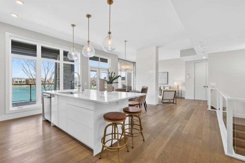 101-23 Mahogany Circle Se, Calgary, AB - Indoor Photo Showing Kitchen With Upgraded Kitchen