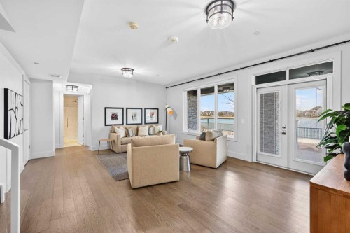 101-23 Mahogany Circle Se, Calgary, AB - Indoor Photo Showing Living Room