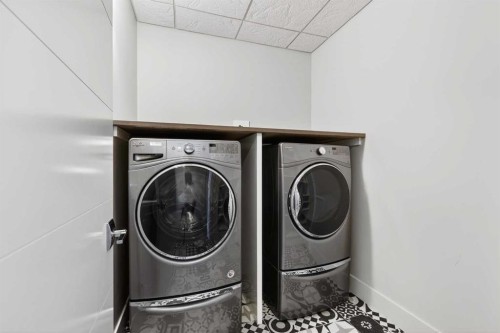101-23 Mahogany Circle Se, Calgary, AB - Indoor Photo Showing Laundry Room