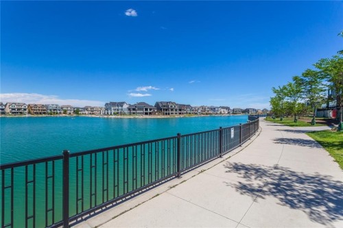 101-23 Mahogany Circle Se, Calgary, AB - Outdoor With Body Of Water With View