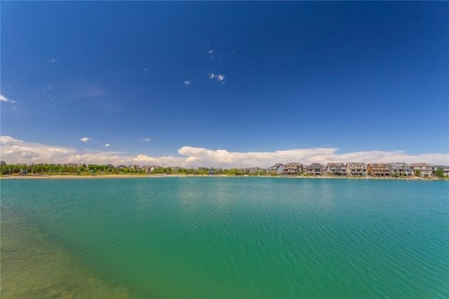 101-23 Mahogany Circle Se, Calgary, AB - Outdoor With Body Of Water With View
