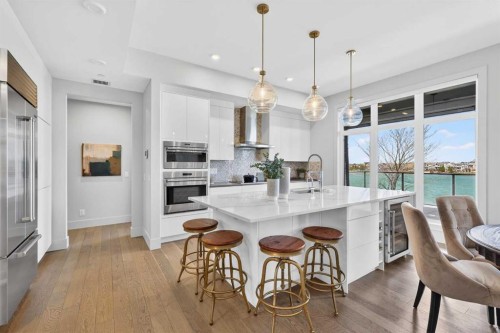 101-23 Mahogany Circle Se, Calgary, AB - Indoor Photo Showing Kitchen With Upgraded Kitchen