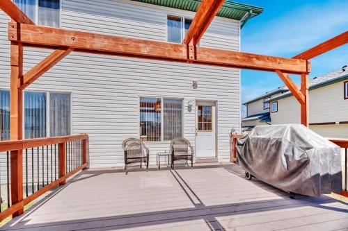 7 Springs Crescent Se, Airdrie, AB - Outdoor With Deck Patio Veranda With Exterior