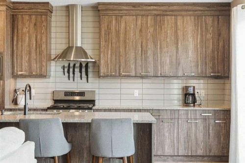 296 Walden Parade Se, Calgary, AB - Indoor Photo Showing Kitchen With Upgraded Kitchen