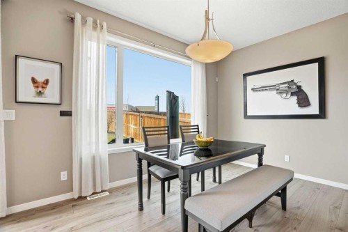 296 Walden Parade Se, Calgary, AB - Indoor Photo Showing Dining Room
