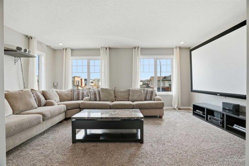 296 Walden Parade Se, Calgary, AB - Indoor Photo Showing Living Room