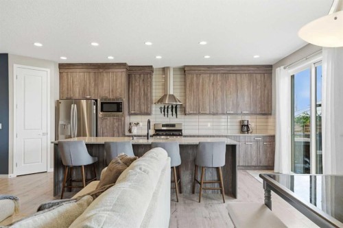 296 Walden Parade Se, Calgary, AB - Indoor Photo Showing Kitchen With Upgraded Kitchen