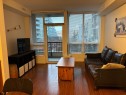 336-222 Riverfront Avenue Sw, Calgary, AB  - Indoor Photo Showing Living Room 