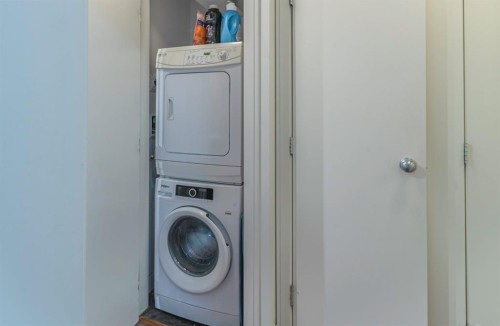 336-222 Riverfront Avenue Sw, Calgary, AB - Indoor Photo Showing Laundry Room
