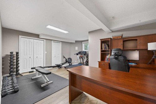 756 East Chestermere Drive, Chestermere, AB - Indoor Photo Showing Gym Room