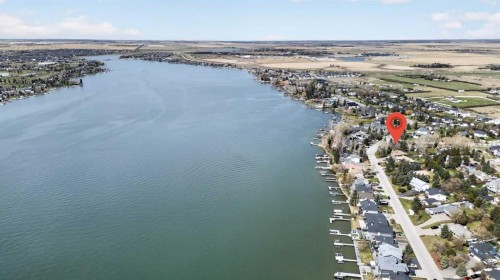 756 East Chestermere Drive, Chestermere, AB - Outdoor With Body Of Water With View