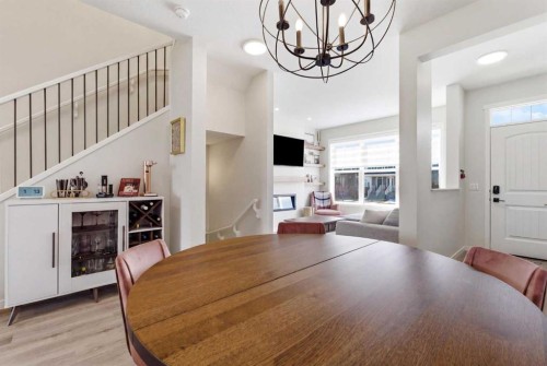 48 Magnolia Parade Se, Calgary, AB - Indoor Photo Showing Dining Room