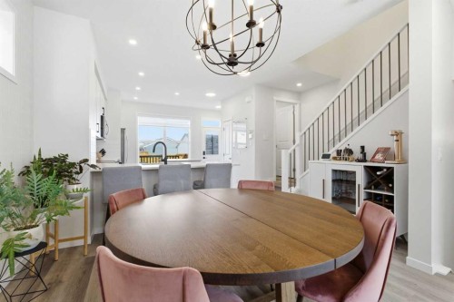 48 Magnolia Parade Se, Calgary, AB - Indoor Photo Showing Dining Room