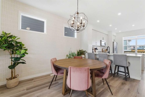 48 Magnolia Parade Se, Calgary, AB - Indoor Photo Showing Dining Room