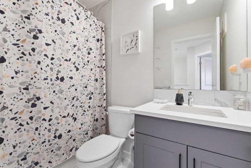48 Magnolia Parade Se, Calgary, AB - Indoor Photo Showing Bathroom