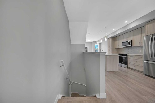 1132 Sage Hill Grove Nw, Calgary, AB - Indoor Photo Showing Kitchen With Stainless Steel Kitchen