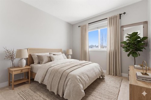 25 Everridge Way Sw, Calgary, AB - Indoor Photo Showing Bedroom
