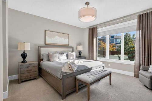 56 Cranbrook Landing Se, Calgary, AB - Indoor Photo Showing Bedroom