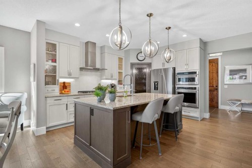 56 Cranbrook Landing Se, Calgary, AB - Indoor Photo Showing Kitchen With Upgraded Kitchen