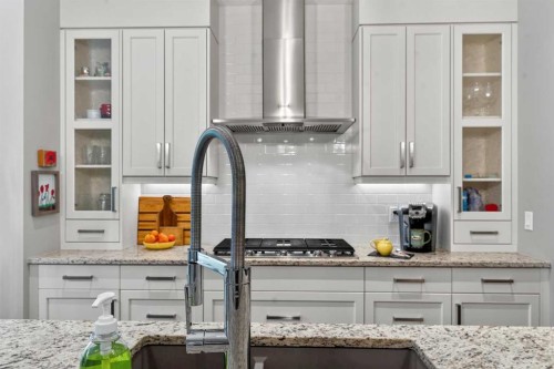 56 Cranbrook Landing Se, Calgary, AB - Indoor Photo Showing Kitchen With Upgraded Kitchen