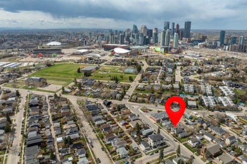 820 21 Avenue Se, Calgary, AB - Outdoor With View