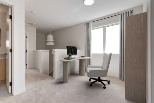223 Sora Boulevard Se, Calgary, AB - Indoor Photo Showing Office