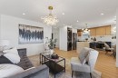 1607 Marlyn Way Ne, Calgary, AB  - Indoor Photo Showing Living Room 