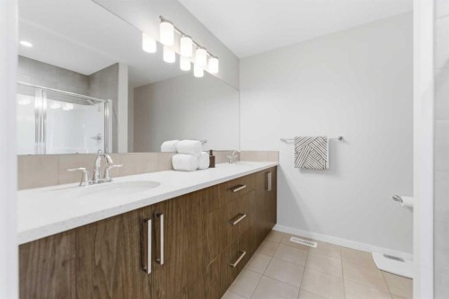 912 Seton Circle Se, Calgary, AB - Indoor Photo Showing Bathroom