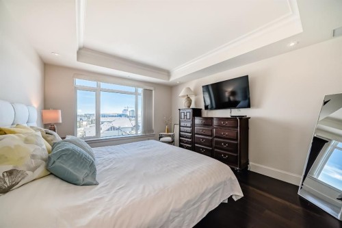 404-211 Quarry Way Se, Calgary, AB - Indoor Photo Showing Bedroom