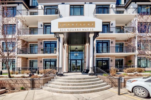 404-211 Quarry Way Se, Calgary, AB - Outdoor With Facade