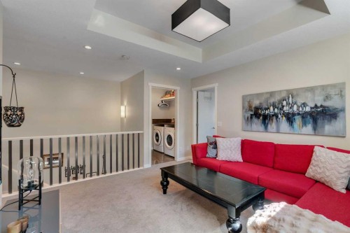 2280 Mahogany Boulevard Se, Calgary, AB - Indoor Photo Showing Living Room