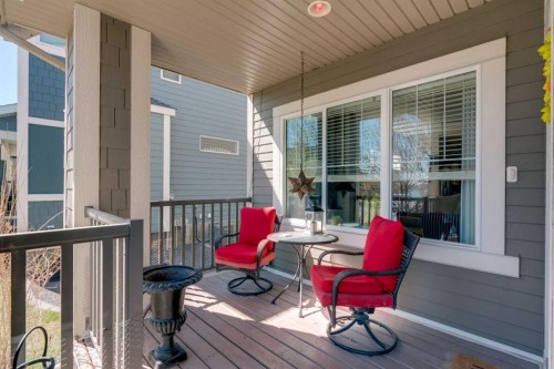 2280 Mahogany Boulevard Se, Calgary, AB - Outdoor With Deck Patio Veranda With Exterior